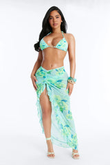 Gotta Believe Bikini And Sarong - Mint