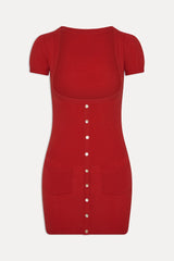 x JENNIE Sofia Knit Mini Dress - Lip Tint