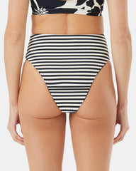 Hang Loose Reversible High Waist Moderate Bikini Bottom