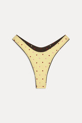 Full Moon Reversible Shine Bikini Bottom - Honey Bug