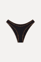 x BELLA HADID Dove Bikini Bottom - Lucky Leopard