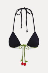 x Réalisation Par Nick Triangle Bikini Top - Cherry Tree