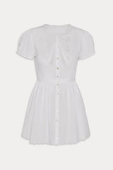 Ivy Cotton Mini Dress - White