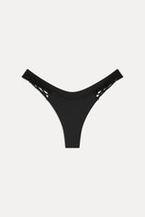 x JENNIE Encore Micro Bikini Bottom - Black