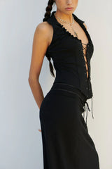 Salem Midi Skirt - Eclipse