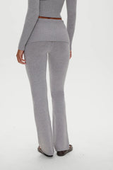 Aimee Knit Pants - Rain Cloud