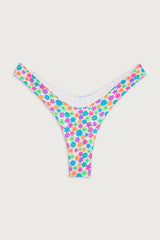 Full Moon Floral Micro Bikini Bottom - Forever Flower