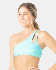 Bali Breaks Asymmetrical Bralette Bikini Top