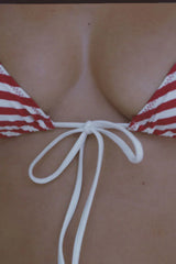 x Réalisation Par Lila Triangle Bikini Top - Portofino