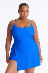 Layla 1 Piece Swimsuit Dress - Royal