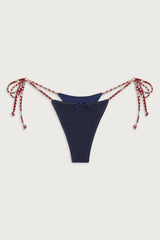 Divine Skimpy Bikini Bottom - Blue Denim