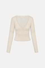 Arlo Crochet Knit Shirt - Bunny