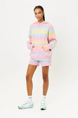 Aiden Knit Sweatshirt - Cotton Candy