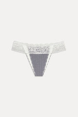 Lea Cheeky Cotton Bikini Bottom - Midnight Wishes