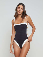 Tory Bandeau One-Piece Swimsuit
