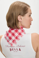 x BELLA HADID Little Miss Head Scarf - Malibu Picnic