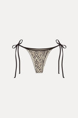Mackenzie Skimpy String Bikini Bottom - Zebra