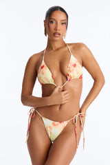 Lilly Sea Breeze Hibiscus 2 Piece Bikini - Yellow/combo