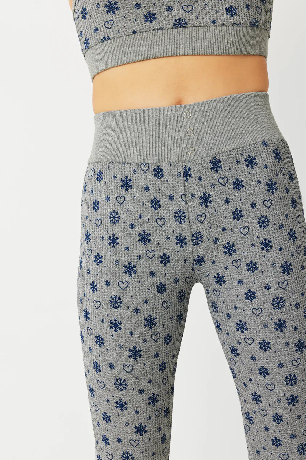 Noelle Waffle Legging - Apres Ski