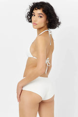 Ivy Triangle Bikini Top - White