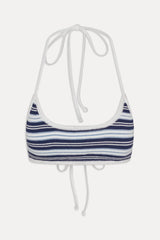 x JENNIE Star Knit Bikini Top - Arctic Stripe