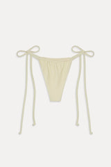 Tia Terry Skimpy Bikini Bottom - Lemon