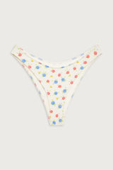 Dove Floral Classic Bikini Bottom - Water Blossom