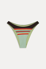 Dove Striped Bikini Bottom - Desert Dusk
