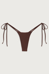 Divine Tie Side Skimpy Bikini Bottom - Cinnamon