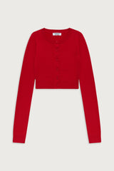 Danny Cloud Knit Cropped Cardigan - Burning Love