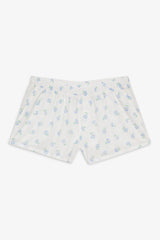 Farmhouse Boxer Sleep Shorts - Periwinkle