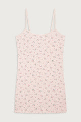 Gwen Floral Mini Dress - Baby Bouquet Pink