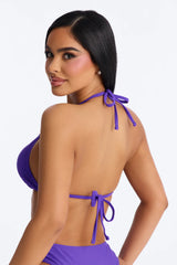 Maui Mix And Match Triangle Bikini Top - Violet