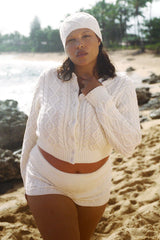Marley Button Up Knit Cardigan - Honeymoon