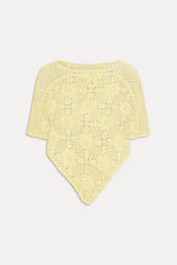Sophie Crochet Poncho - Whipped Butter