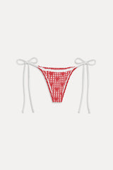 Mackenzie Cheeky String Bikini Bottom - Cupid