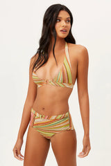 Eden Halter Bikini Top - Disco Yellow