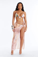 Made The Best Of It Bikini And Sarong - Multi Color