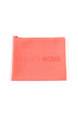 Fashion Nova Waterproof Bikini Swim Bag - Melon