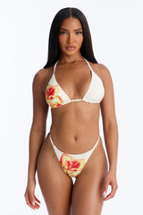 Through It All Bikini And Sarong - Ivory