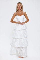 Elevated Desire Maxi Dress White