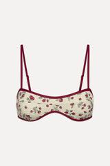 Lane Bandeau Bikini Top - Strawberry Field