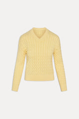 Prince Cable Knit Sweater - Vanilla Sugar