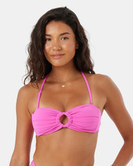SD Beach Classics Ring Bandeau Bikini Top