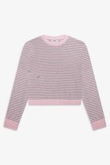 Kip Oversized Sweater - Rosewater Stripe