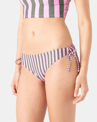 Stripe Out Lace Hipster Full Bikini Bottom