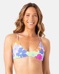 California Dreamin Reversible Athletic Triangle Bikini Top