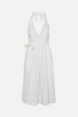 x BELLA HADID Fort Worth Fairy Midi Dress - Salt Air Eyelet