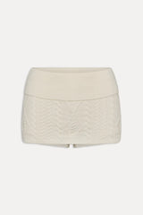 Briar Knit Mini Skort - Honeymoon