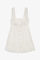 Marilyn Babydoll Dress - White